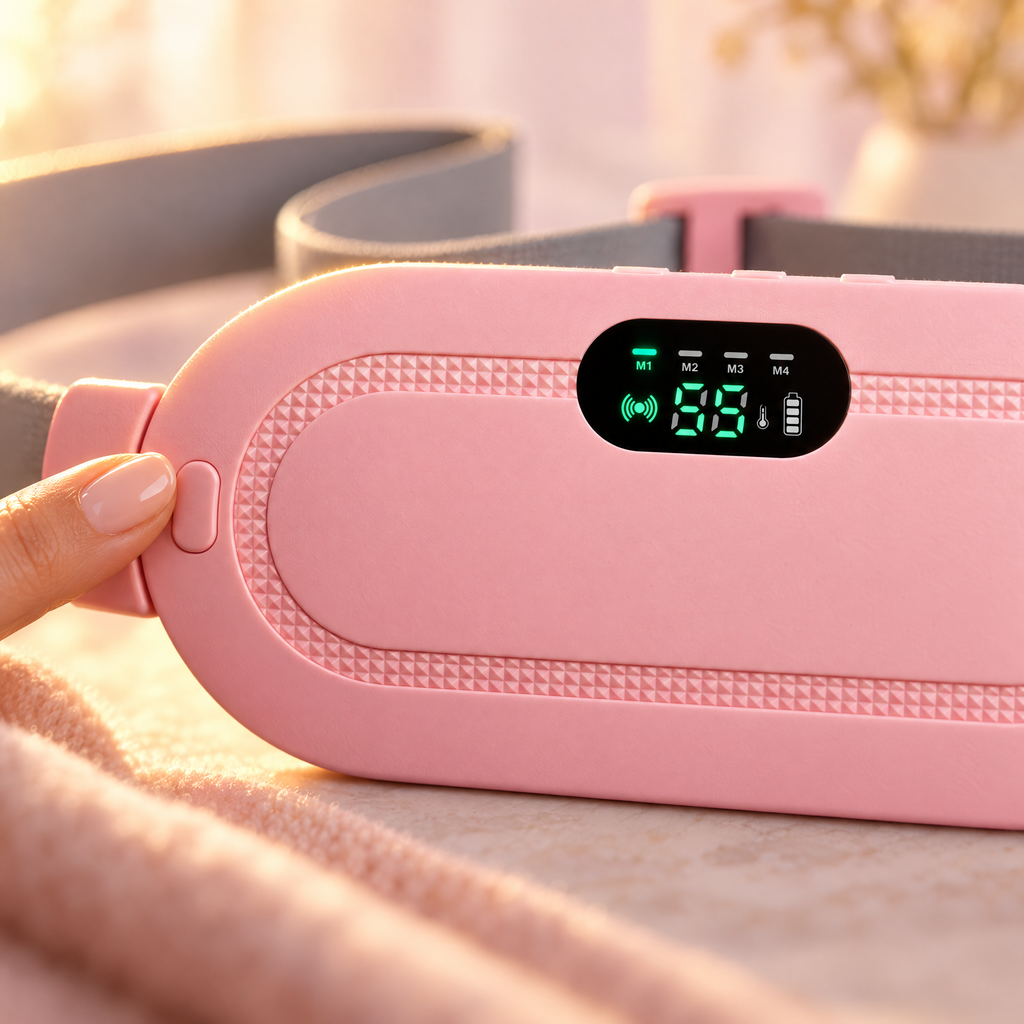 Haven Belt: Massage Heating Cramp Relief Belt