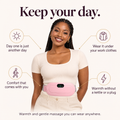 Haven Belt: Massage Heating Cramp Relief Belt